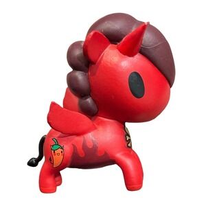 Tokidoki Unicorno Peperino Chili Peppers Red Kidrobot Unicorn 2.5" Vinyl Figure